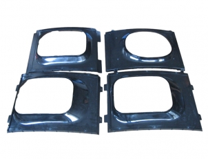 Aircraft window plastic part mould