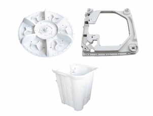 Plastic mould for inner barrel of washing machine panel