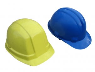 Construction site safety helmet mould